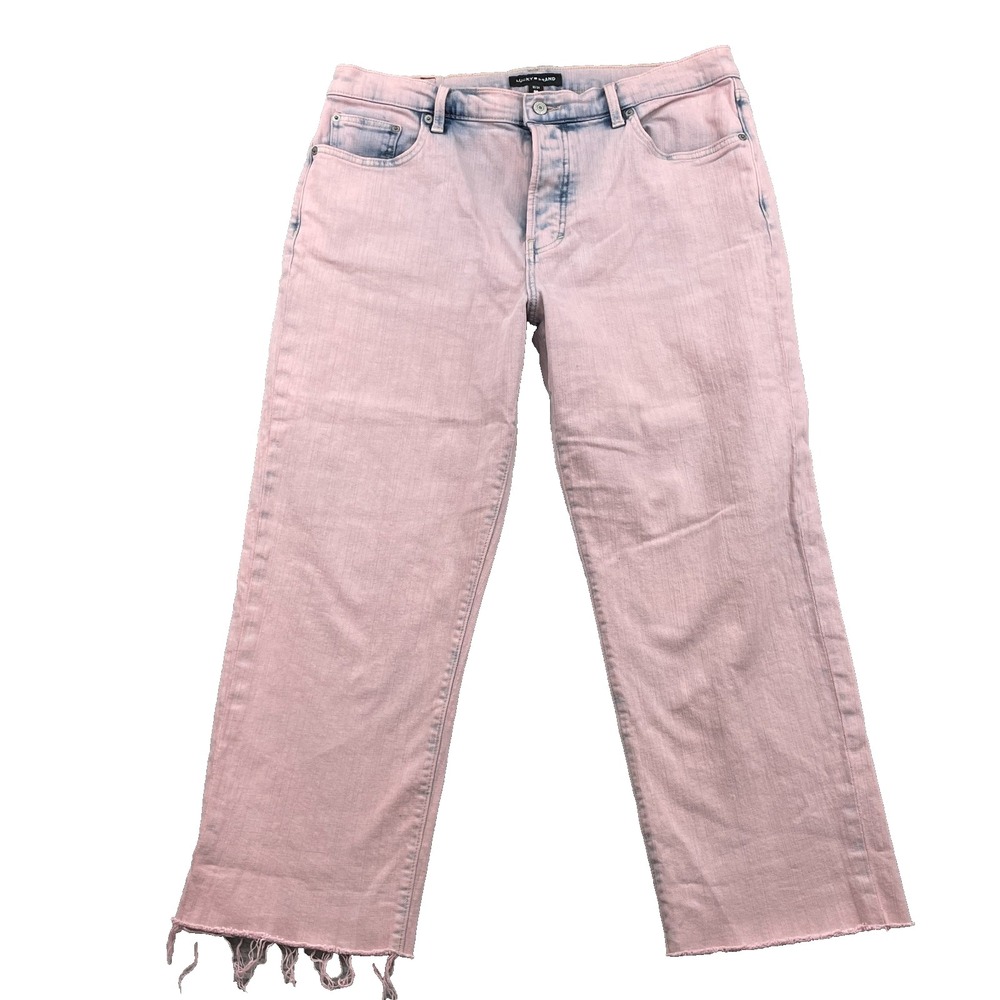 Lucky Brand Jeans 36* Pink Acid‎ Dye Baggy Skate Streetwear Grunge Y2K Coquette